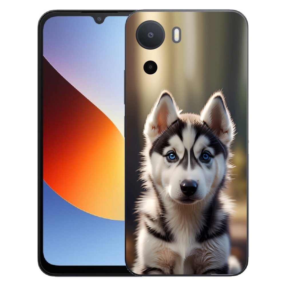 Gelový kryt mmCase na Xiaomi Redmi A7 Pro - roztomilý sibiřský husky