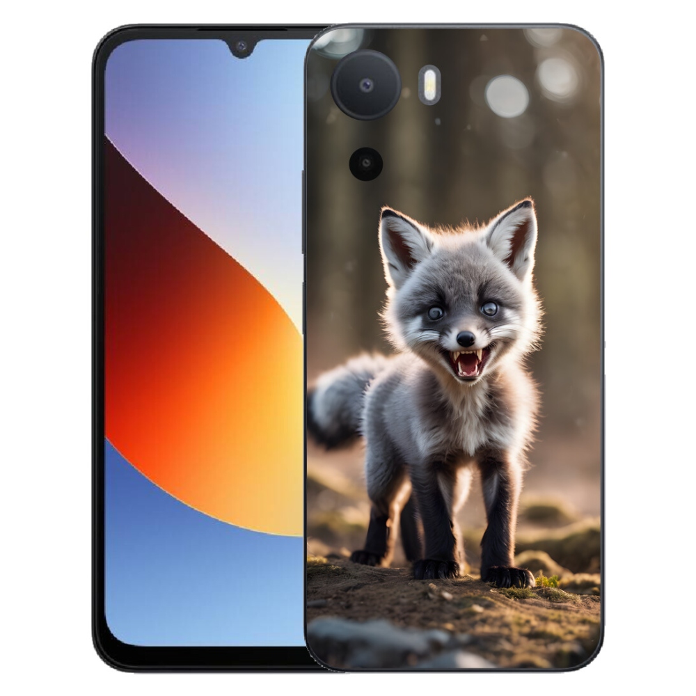 Gelový kryt mmCase na Xiaomi Redmi A7 Pro - rozzuřená liška