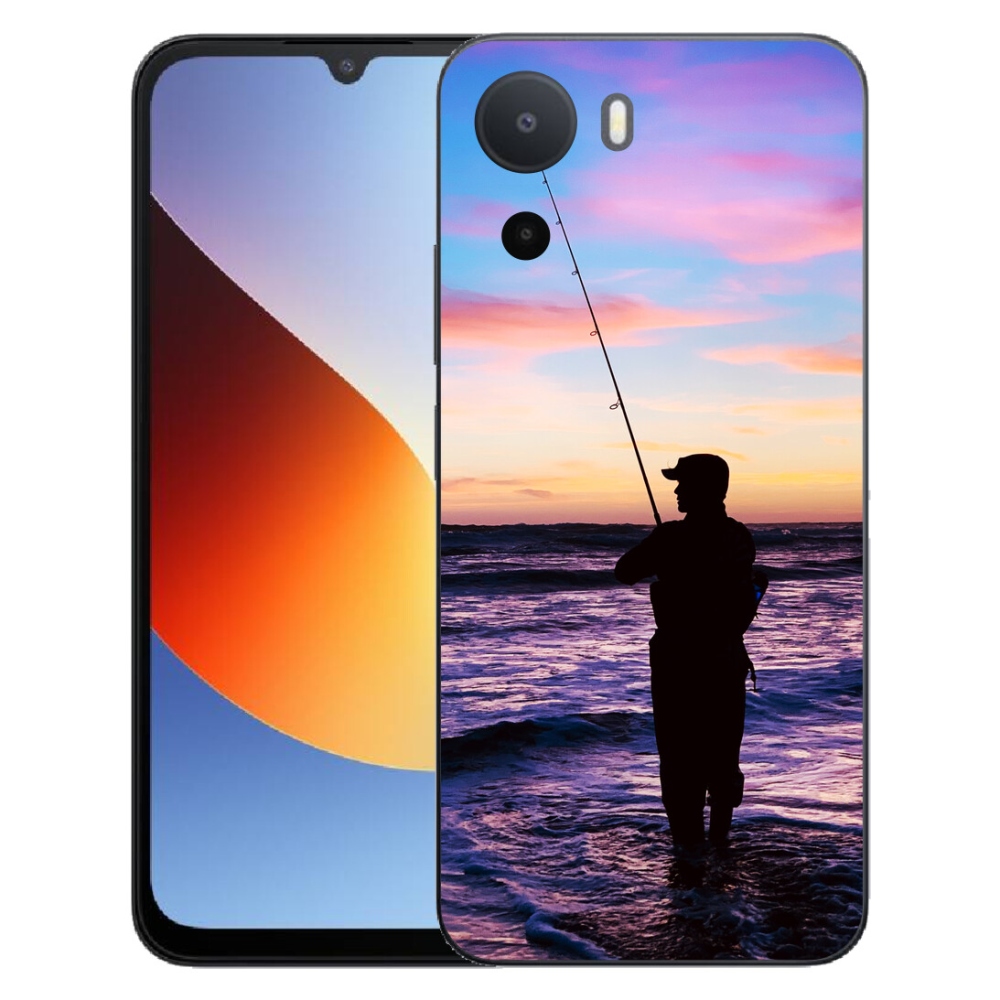 Gelový kryt mmCase na Xiaomi Redmi A7 Pro - rybaření 1