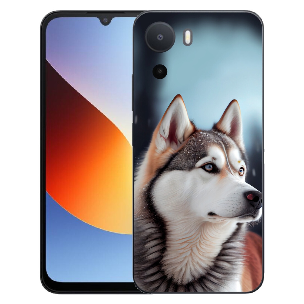 Gelový kryt mmCase na Xiaomi Redmi A7 Pro - sibiřský husky