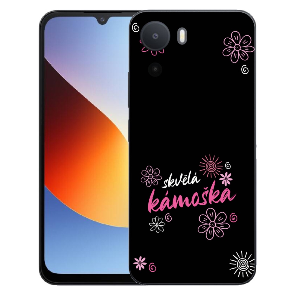 Gelový kryt mmCase na Xiaomi Redmi A7 Pro - skvělá kámoška černé pozadí