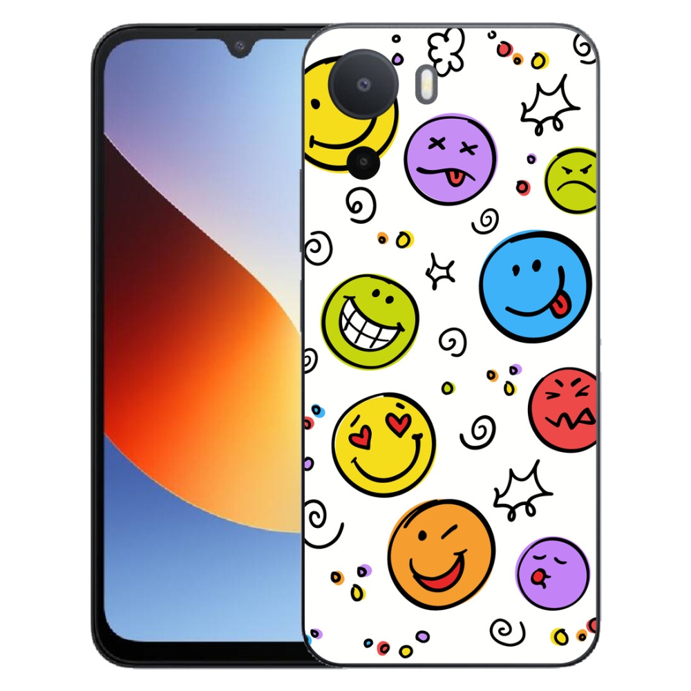 Gelový kryt mmCase na Xiaomi Redmi A7 Pro - smajlíci