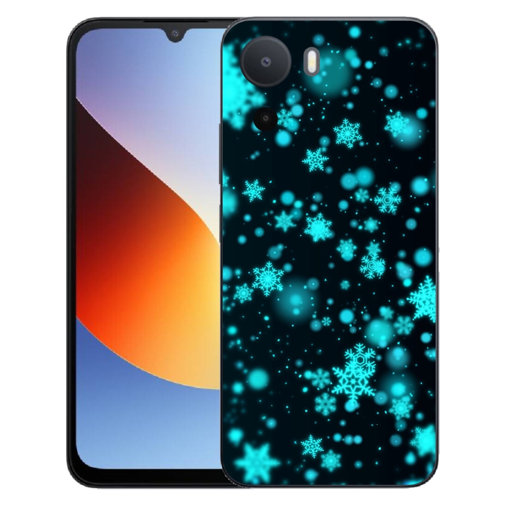 Gelový kryt mmCase na Xiaomi Redmi A7 Pro - sněhové vločky 1