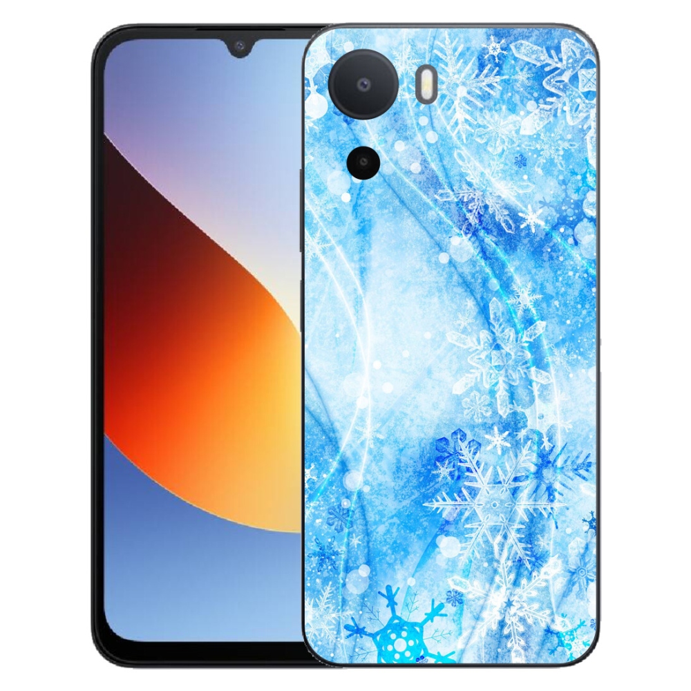 Gelový kryt mmCase na Xiaomi Redmi A7 Pro - sněhové vločky