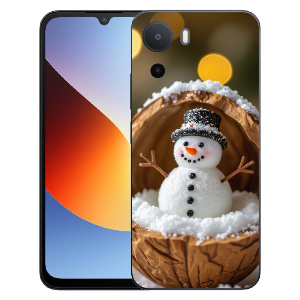 Gelový kryt mmCase na Xiaomi Redmi A7 Pro - sněhulák 4