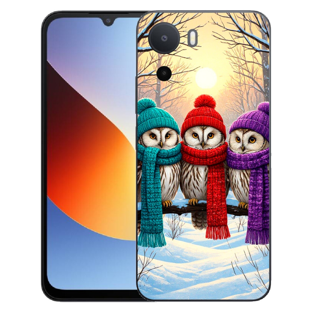 Gelový kryt mmCase na Xiaomi Redmi A7 Pro - soví přátelé