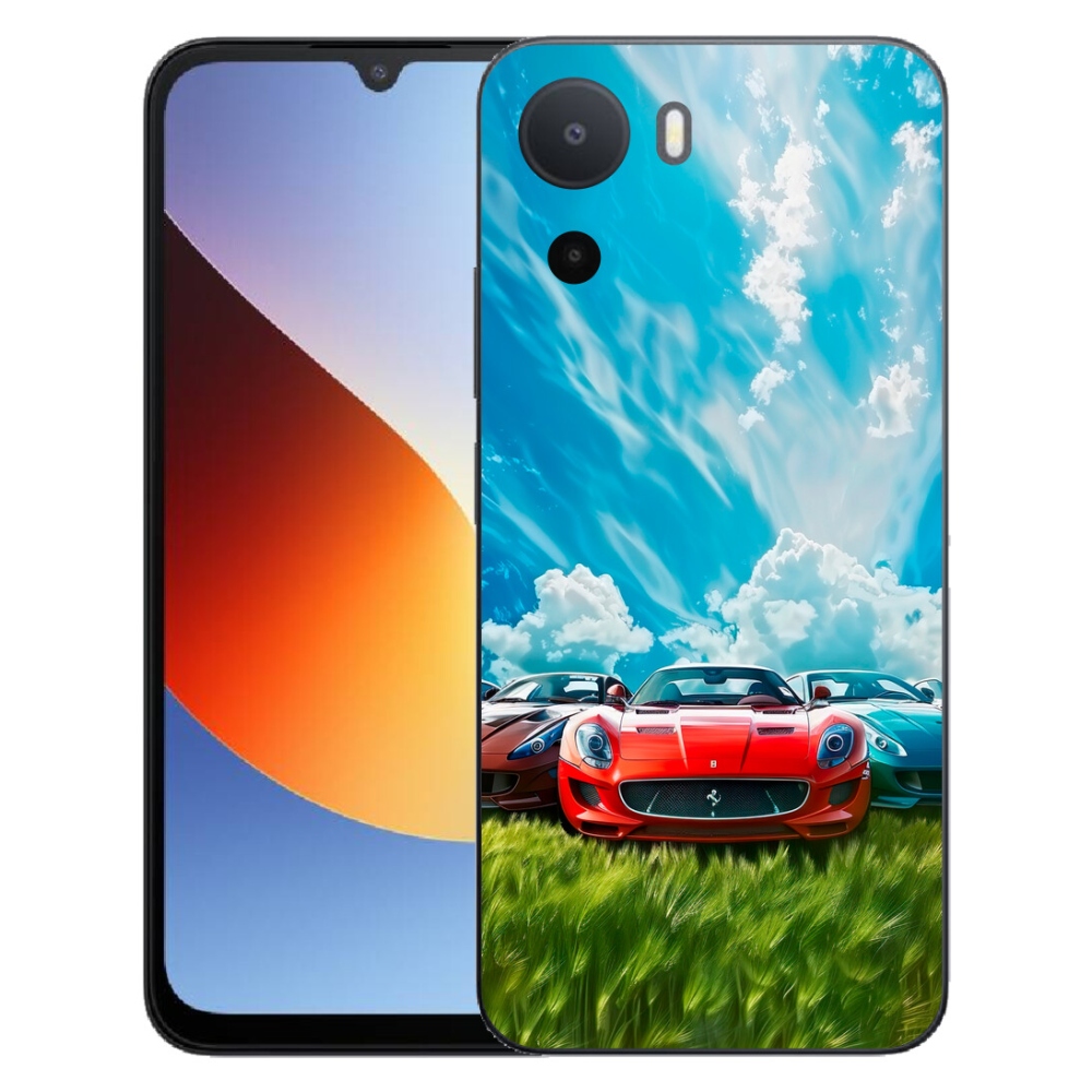 Gelový kryt mmCase na Xiaomi Redmi A7 Pro - sportovní vozy
