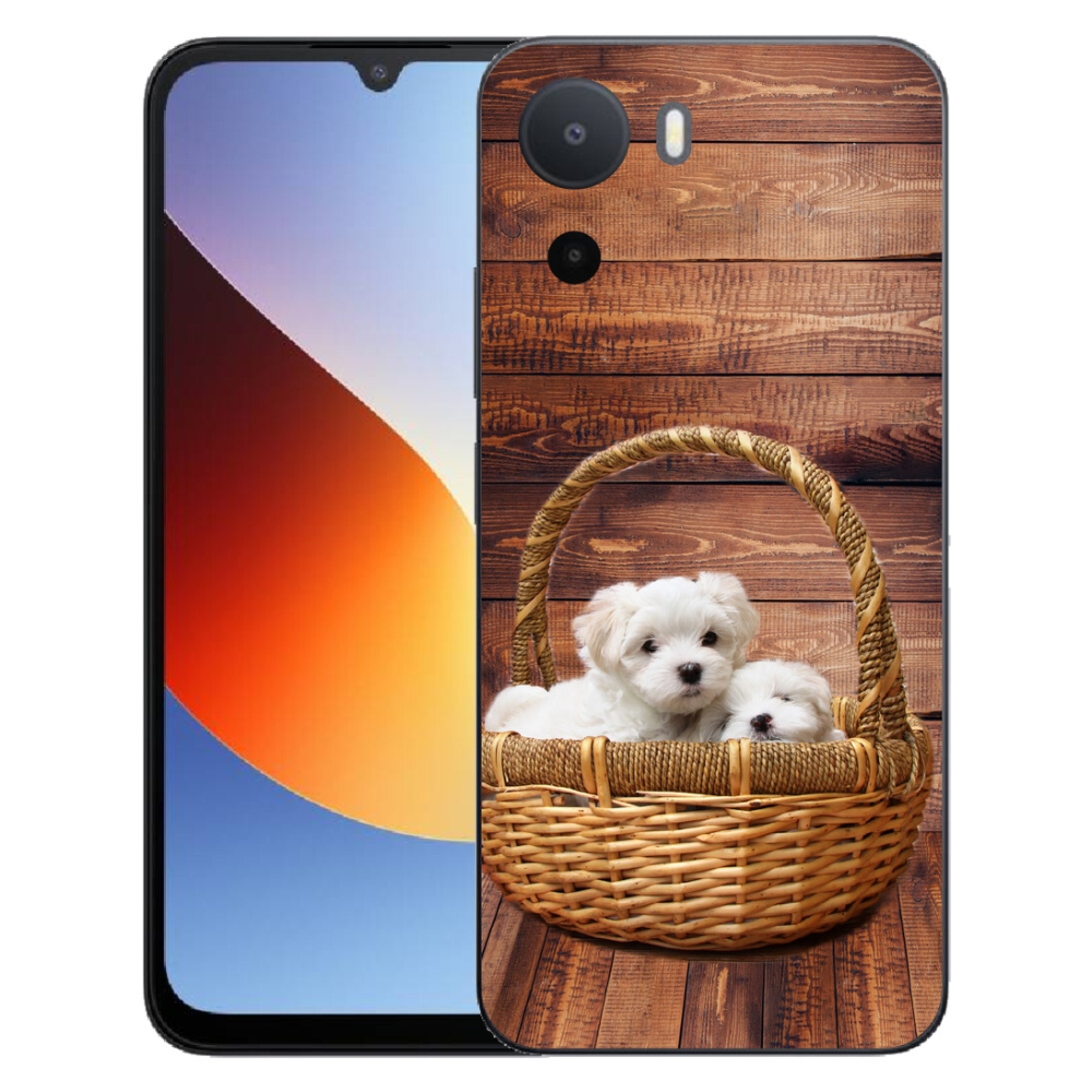 Gelový kryt mmCase na Xiaomi Redmi A7 Pro - štěňátka