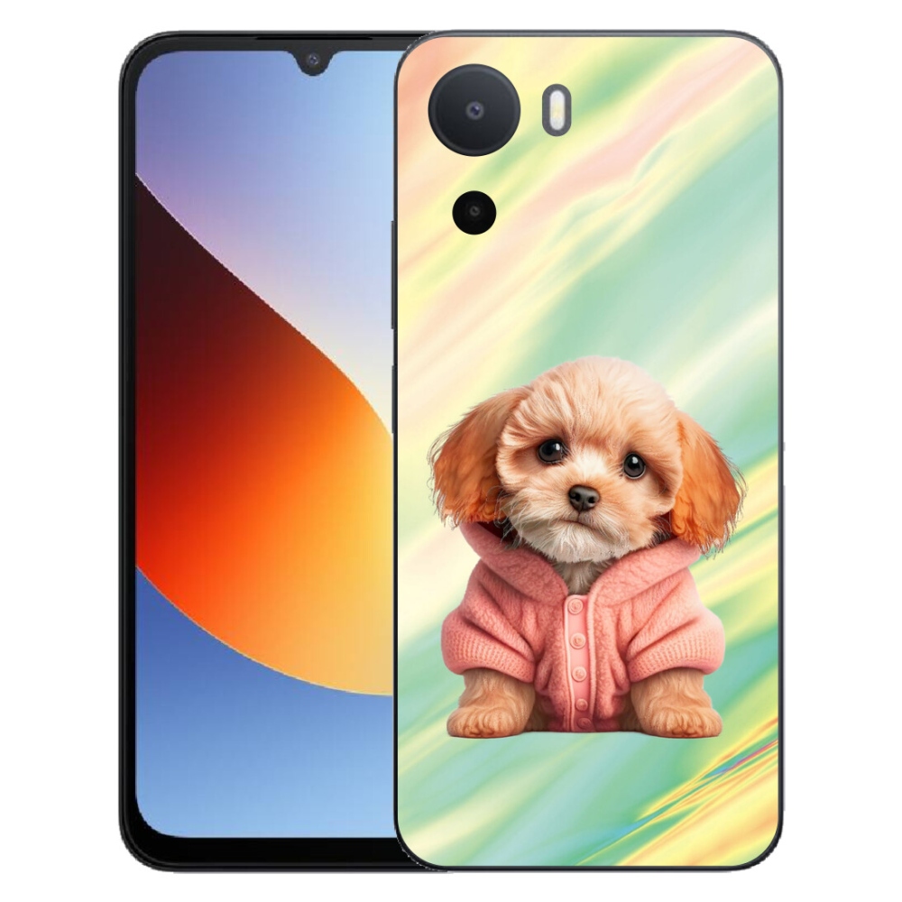 Gelový kryt mmCase na Xiaomi Redmi A7 Pro - štěně ve svetru
