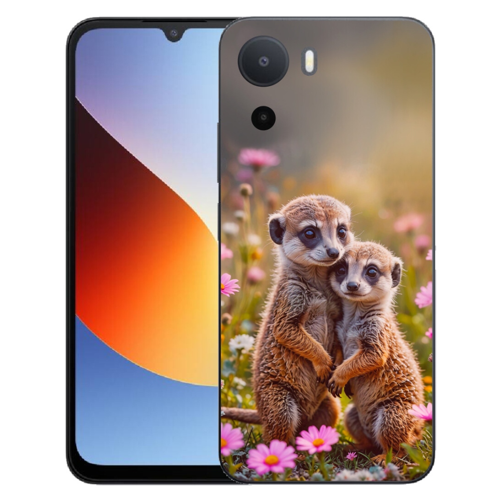 Gelový kryt mmCase na Xiaomi Redmi A7 Pro - surikatí duo