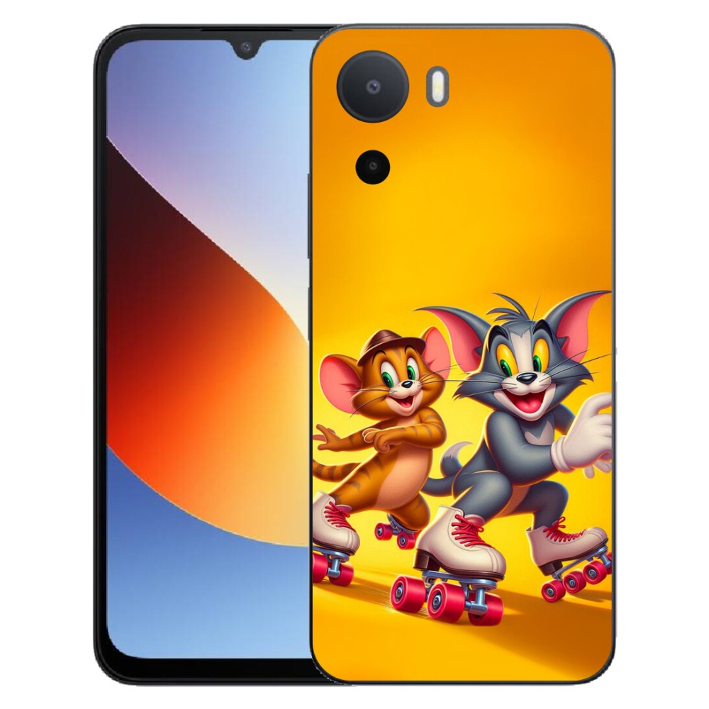 Gelový kryt mmCase na Xiaomi Redmi A7 Pro - tom a jerry