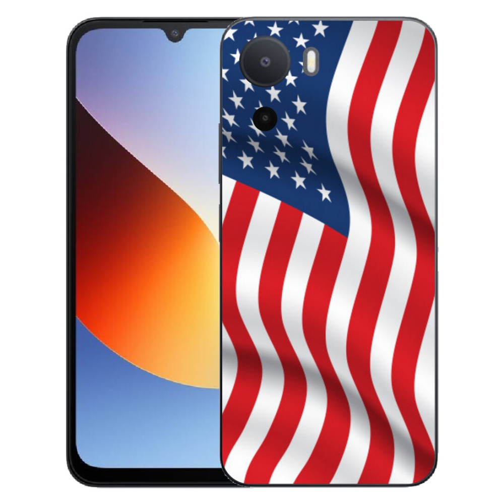 Gelový kryt mmCase na Xiaomi Redmi A7 Pro - USA vlajka