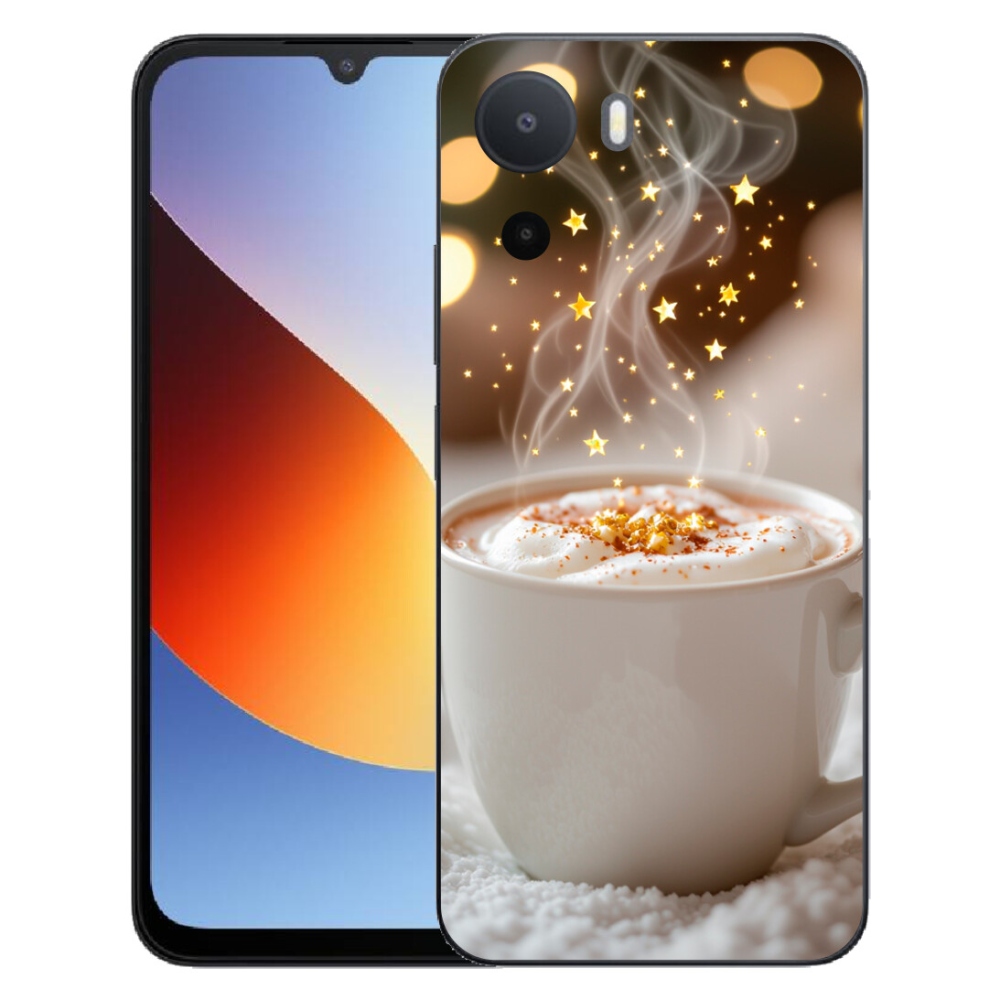 Gelový kryt mmCase na Xiaomi Redmi A7 Pro - vánoční horký nápoj