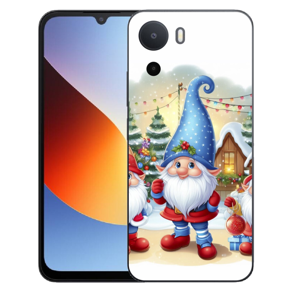 Gelový kryt mmCase na Xiaomi Redmi A7 Pro - vánoční skřítci