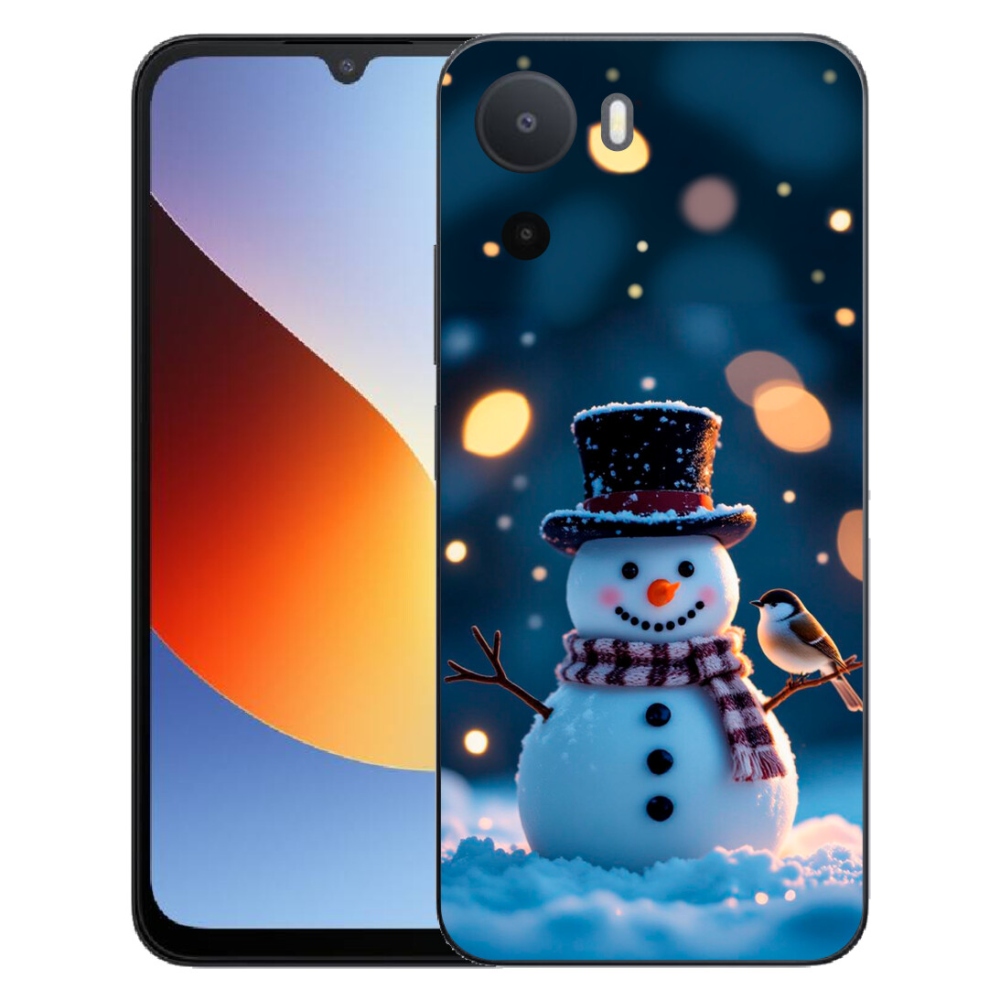 Gelový kryt mmCase na Xiaomi Redmi A7 Pro - vánoční sněhulák