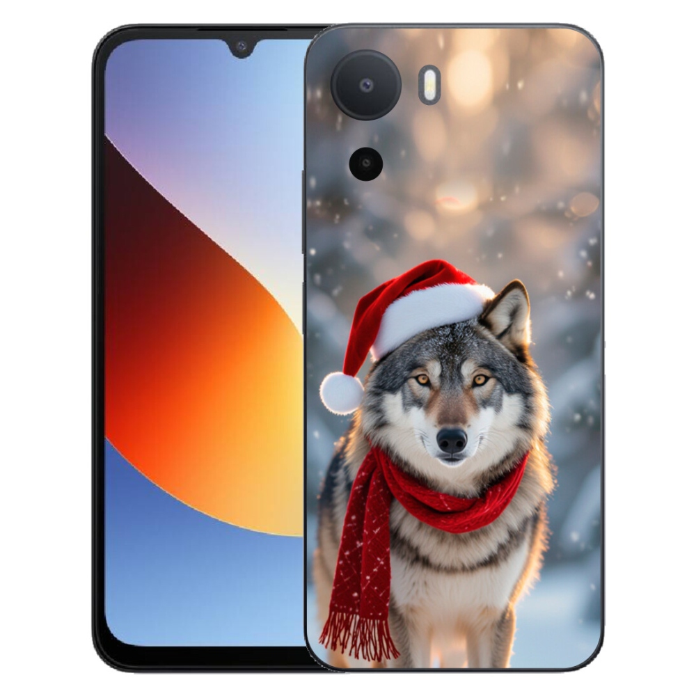Gelový kryt mmCase na Xiaomi Redmi A7 Pro - vánoční vlk