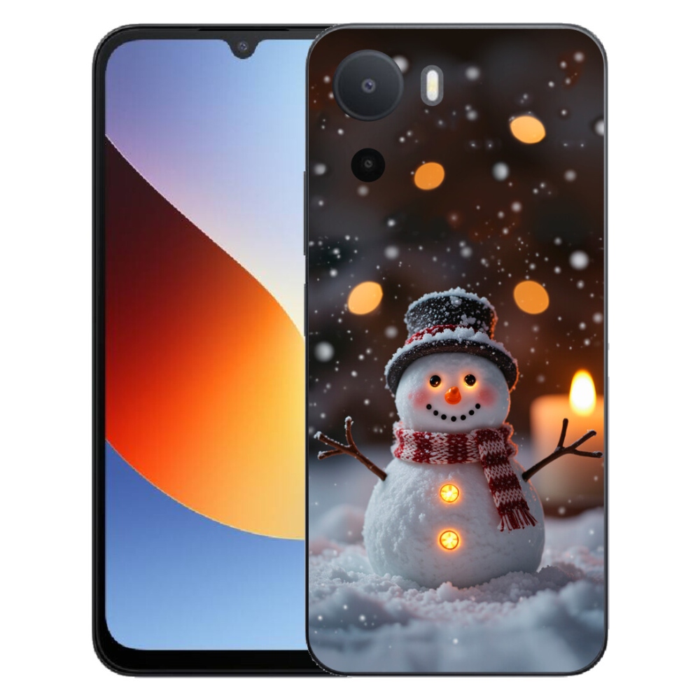 Gelový kryt mmCase na Xiaomi Redmi A7 Pro - veselý sněhulák
