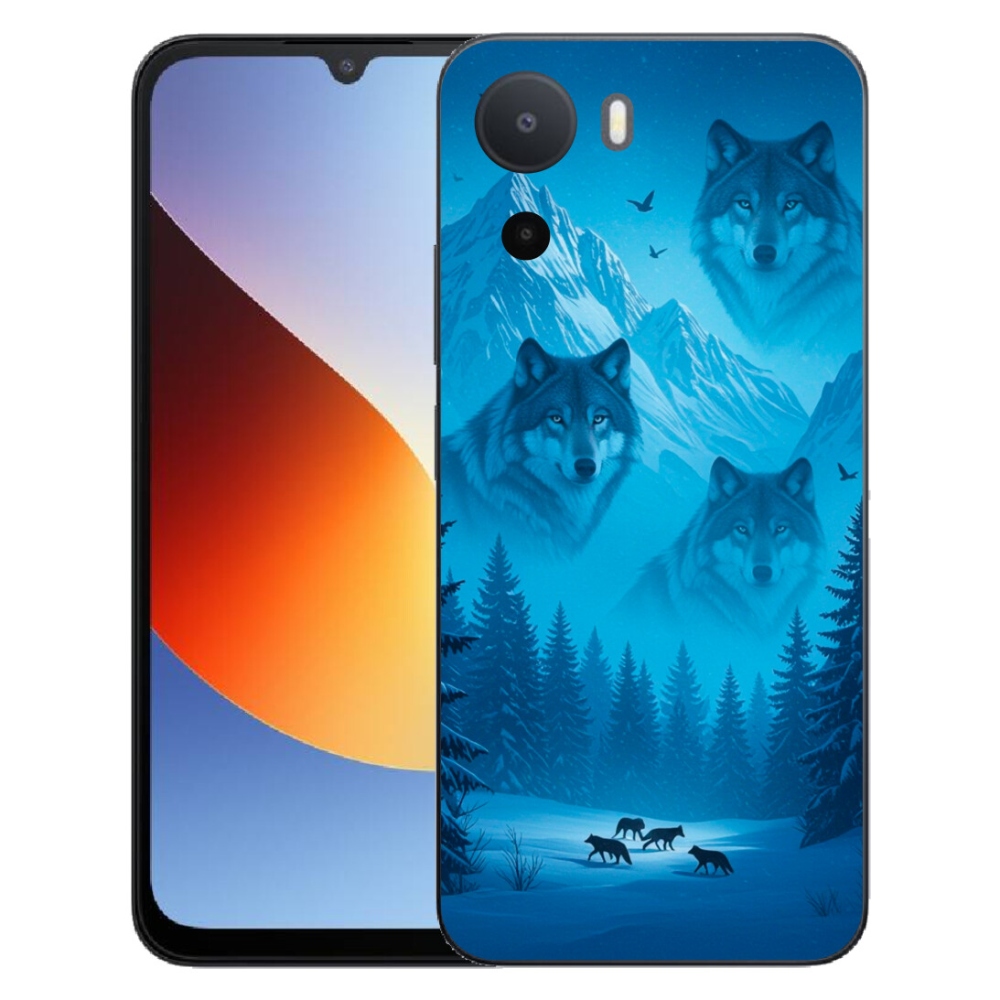 Gelový kryt mmCase na Xiaomi Redmi A7 Pro - vlčí smečka