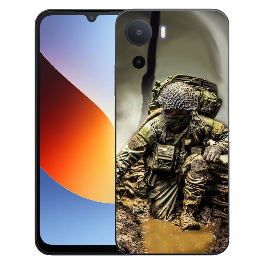 Gelový kryt mmCase na Xiaomi Redmi A7 Pro - voják