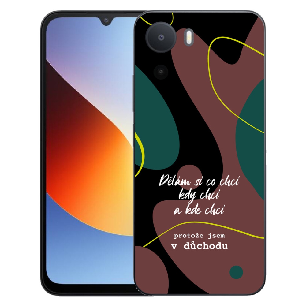 Gelový kryt mmCase na Xiaomi Redmi A7 Pro - vtipný text 10 černé pozadí