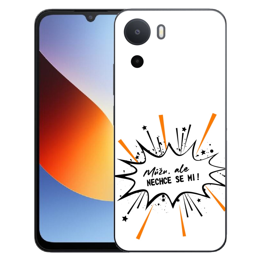 Gelový kryt mmCase na Xiaomi Redmi A7 Pro - vtipný text 11 bílé pozadí