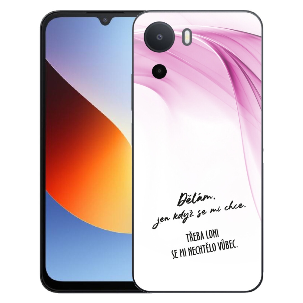 Gelový kryt mmCase na Xiaomi Redmi A7 Pro - vtipný text 12 bílé pozadí