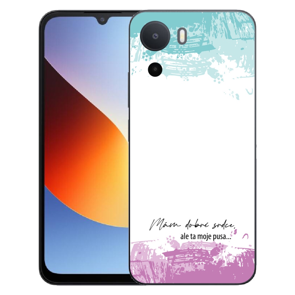 Gelový kryt mmCase na Xiaomi Redmi A7 Pro - vtipný text 3 bílé pozadí