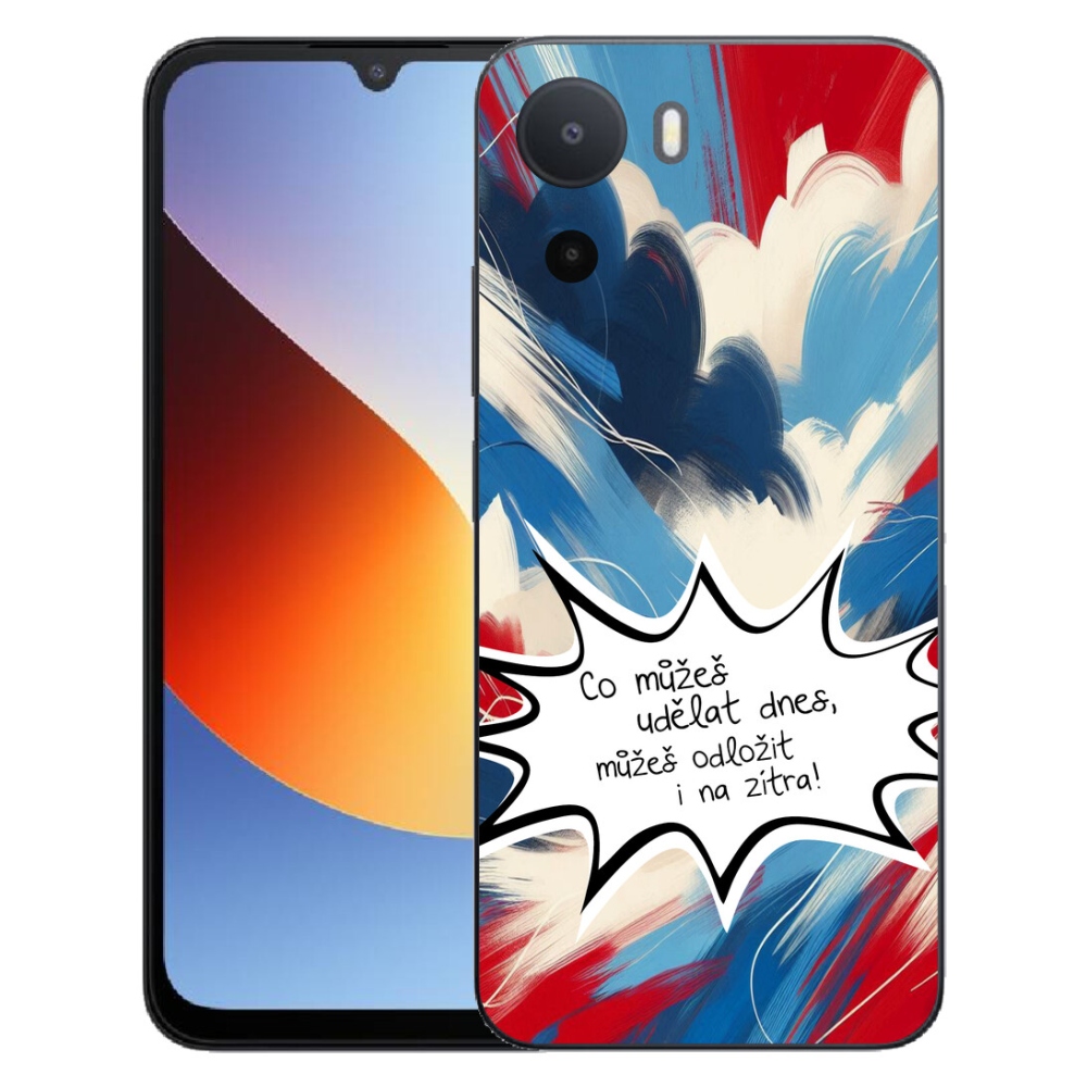 Gelový kryt mmCase na Xiaomi Redmi A7 Pro - vtipný text 9 bílé pozadí