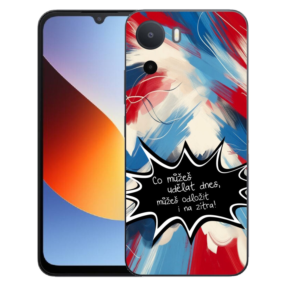 Gelový kryt mmCase na Xiaomi Redmi A7 Pro - vtipný text 9 černé pozadí