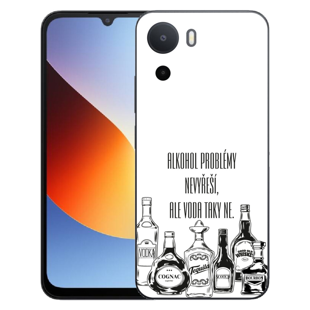 Gelový kryt mmCase na Xiaomi Redmi A7 Pro - vtipný text bílé pozadí