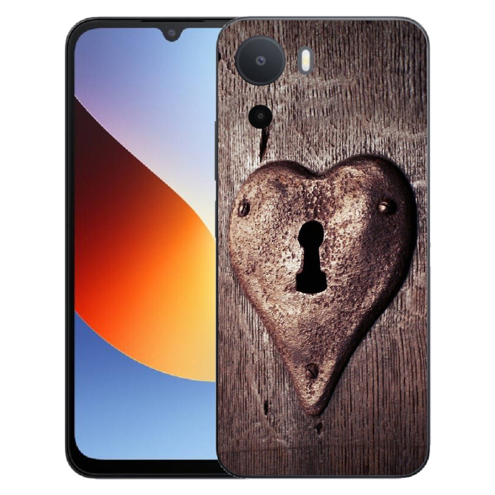 Gelový kryt mmCase na Xiaomi Redmi A7 Pro - zámek ve tvaru srdce