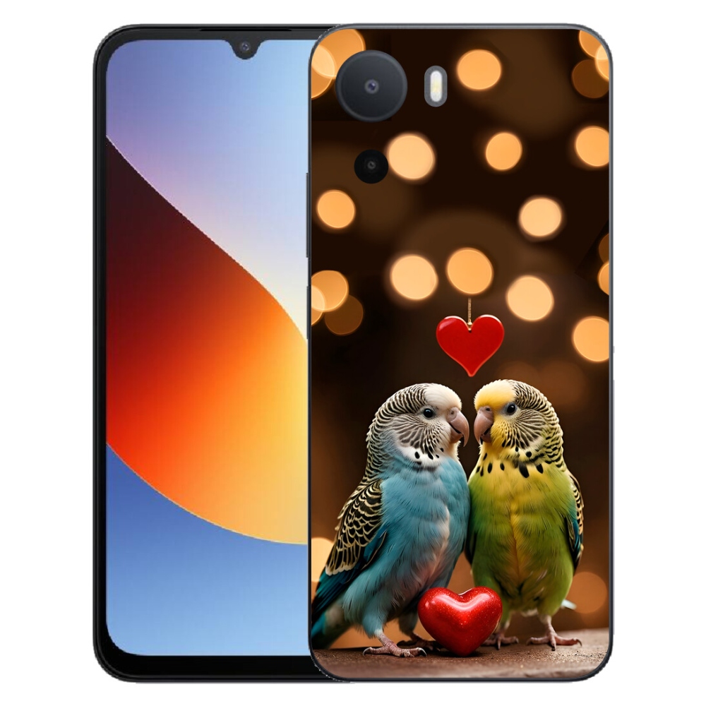 Gelový kryt mmCase na Xiaomi Redmi A7 Pro - zamilovaní papoušci
