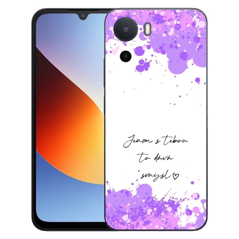 Gelový kryt mmCase na Xiaomi Redmi A7 Pro - zamilovaný text bílé pozadí