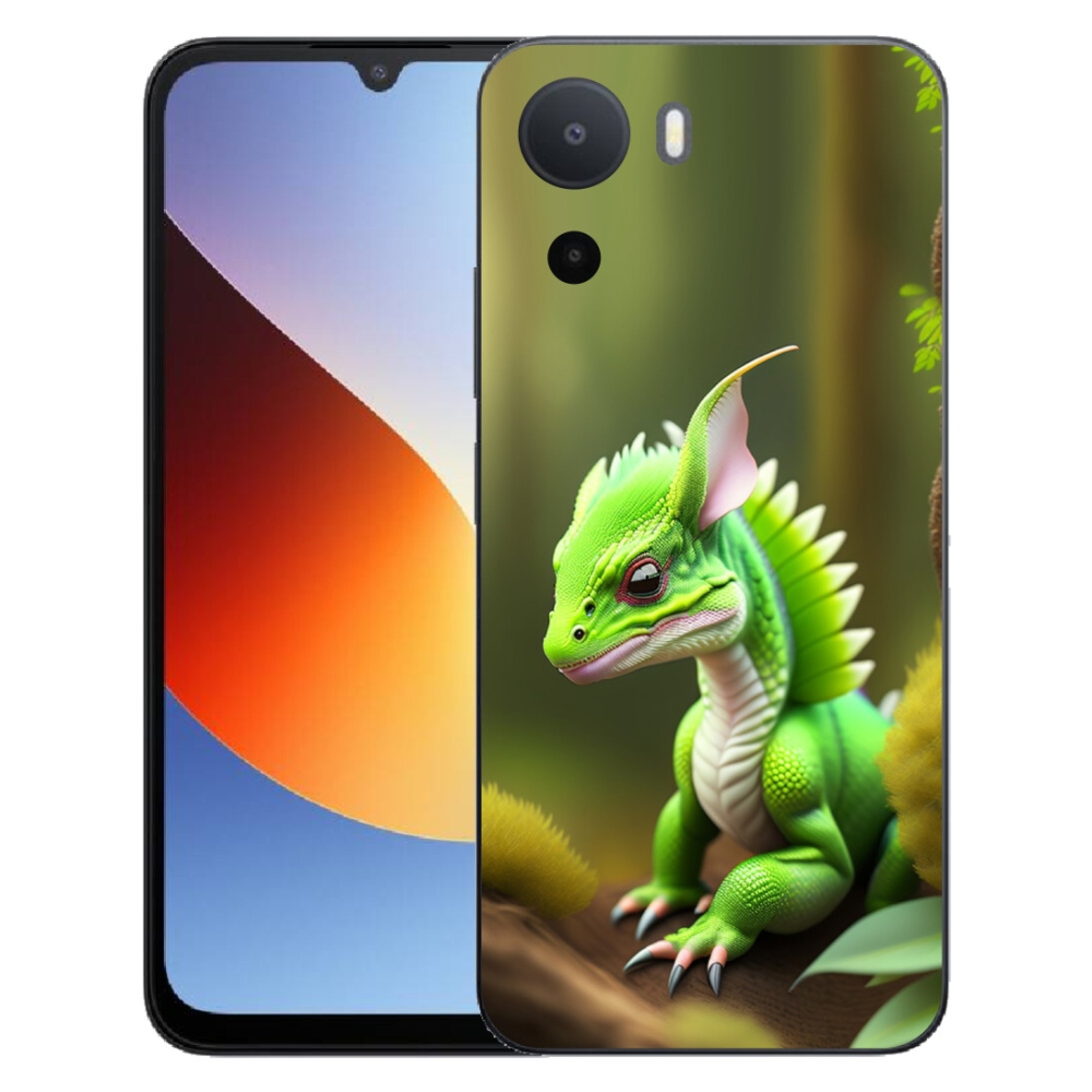 Gelový kryt mmCase na Xiaomi Redmi A7 Pro - zelený dráček