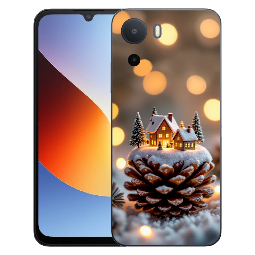 Gelový kryt mmCase na Xiaomi Redmi A7 Pro - zimní vesnička
