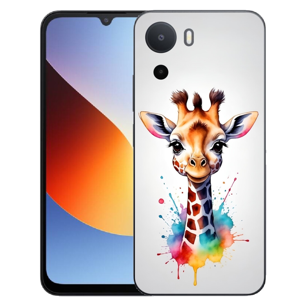 Gelový kryt mmCase na Xiaomi Redmi A7 Pro - žirafa 1