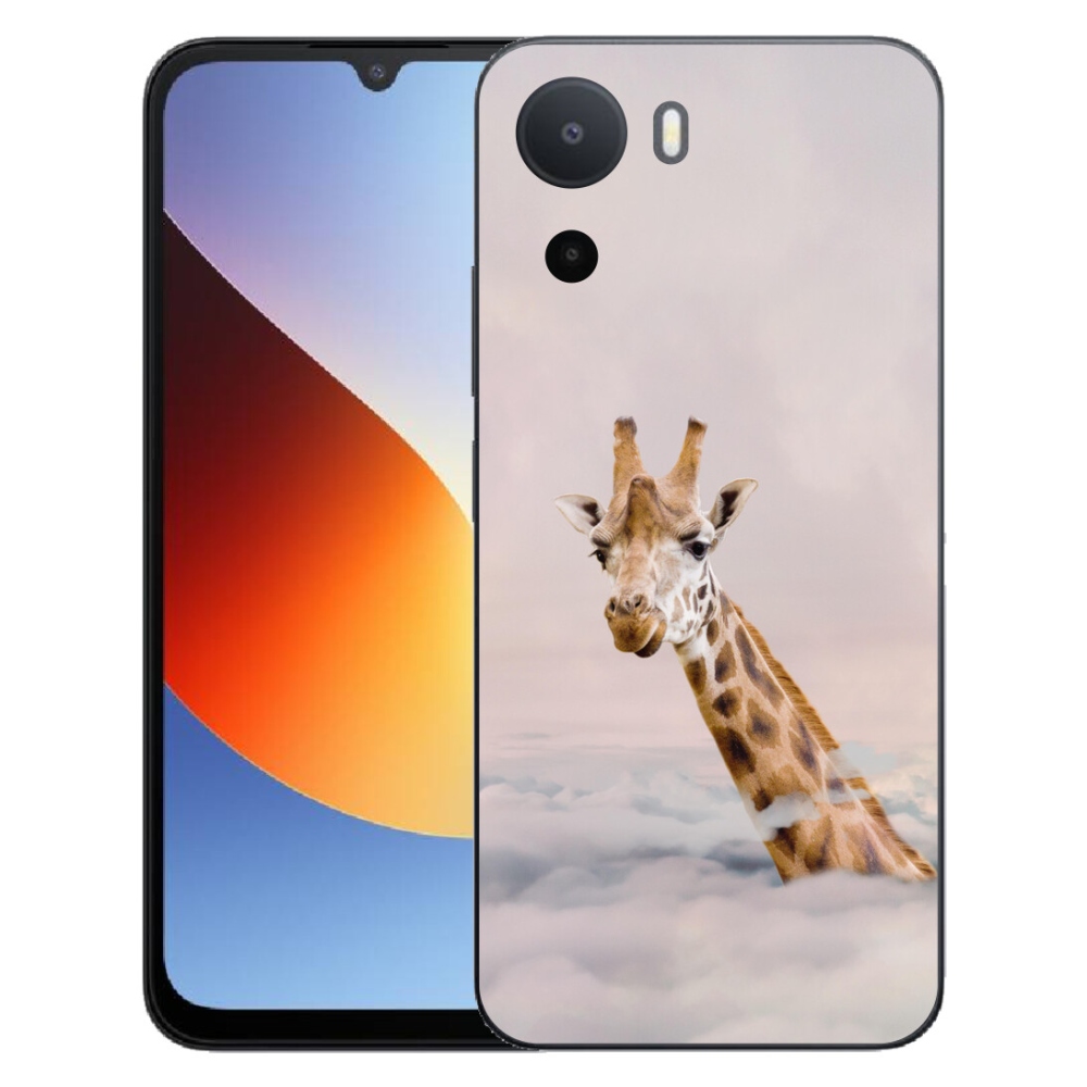 Gelový kryt mmCase na Xiaomi Redmi A7 Pro - žirafa v oblacích