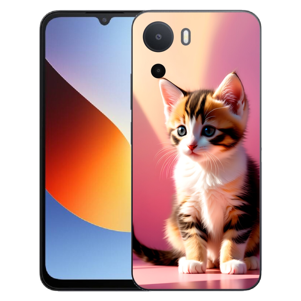 Gelový kryt mmCase na Xiaomi Redmi A7 Pro - zvědavé kotě 2
