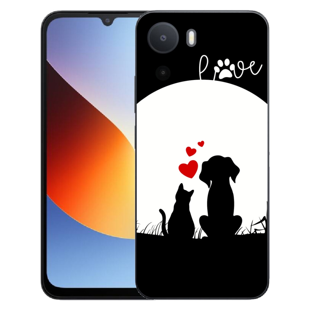 Gelový kryt mmCase na Xiaomi Redmi A7 Pro - zvířecí láska