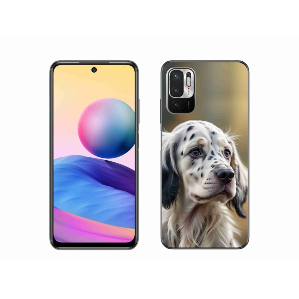 Gelový kryt mmCase na Xiaomi Redmi Note 10 5G - anglický setr