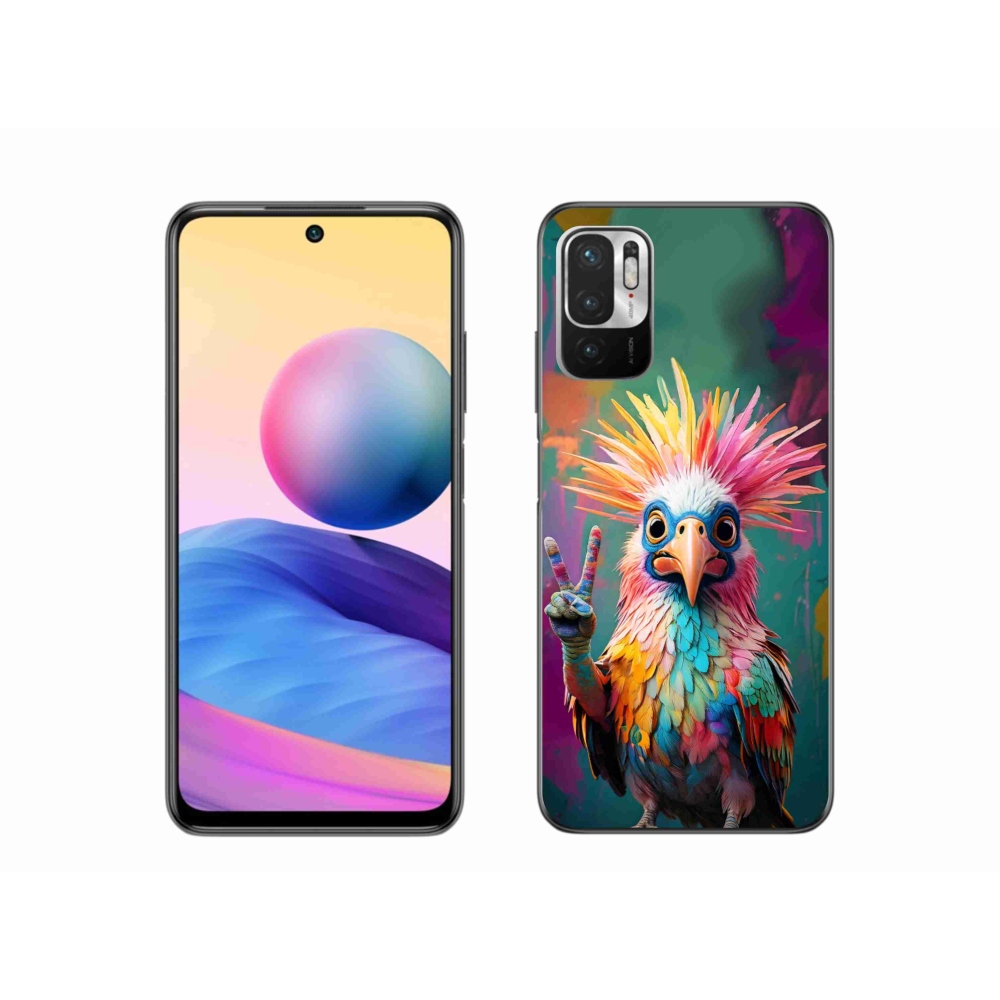 Gelový kryt mmCase na Xiaomi Redmi Note 10 5G - barevný rebel