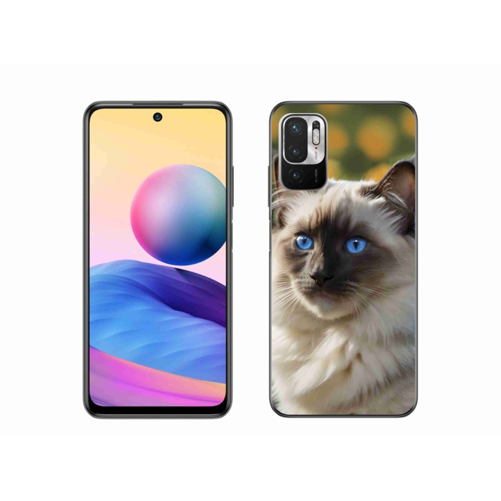 Gelový kryt mmCase na Xiaomi Redmi Note 10 5G - bílý ragdoll