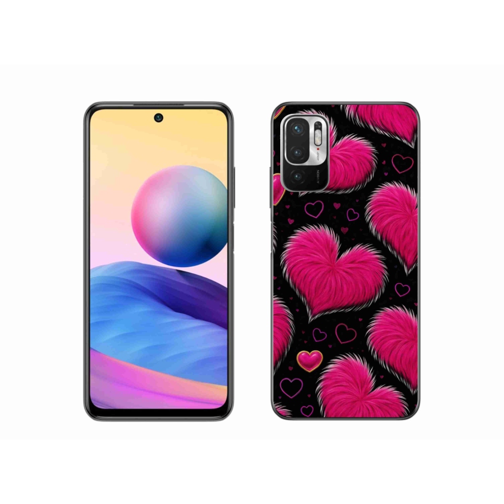 Gelový kryt mmCase na Xiaomi Redmi Note 10 5G - hebká srdce