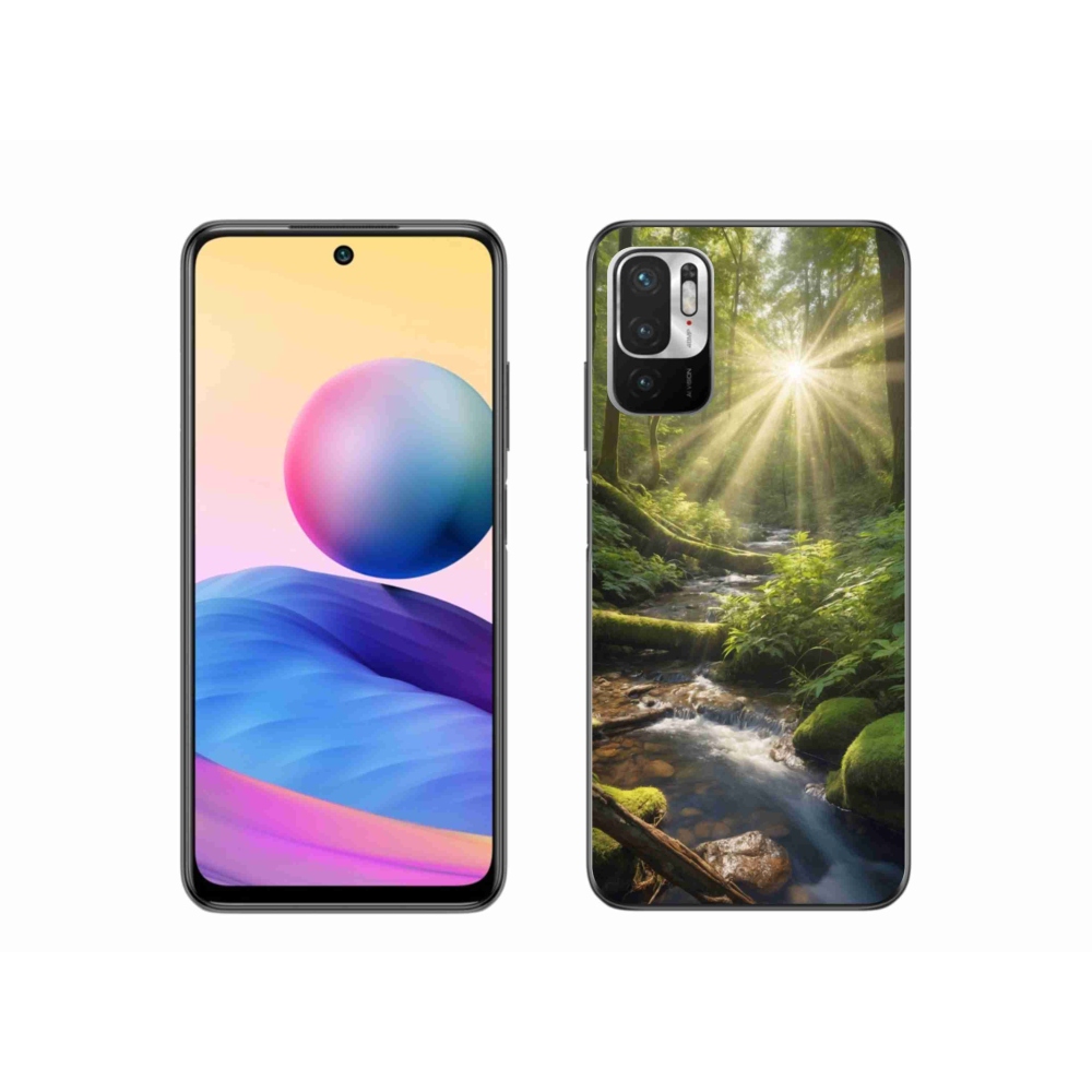 Gelový kryt mmCase na Xiaomi Redmi Note 10 5G - hlubina lesa