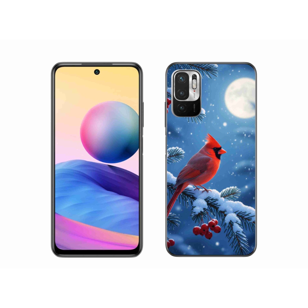 Gelový kryt mmCase na Xiaomi Redmi Note 10 5G - kardinál červený