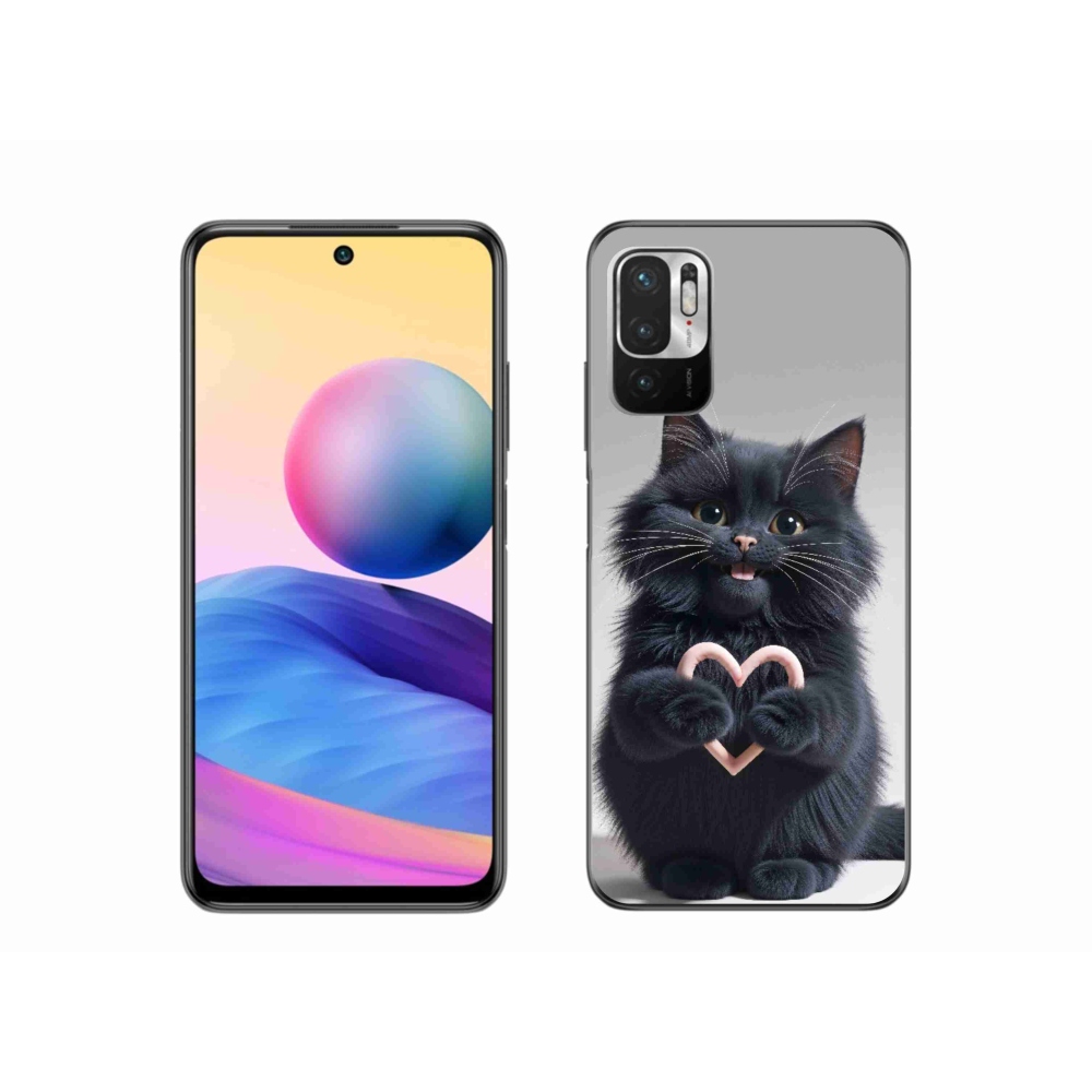 Gelový kryt mmCase na Xiaomi Redmi Note 10 5G - kočičí láska 3