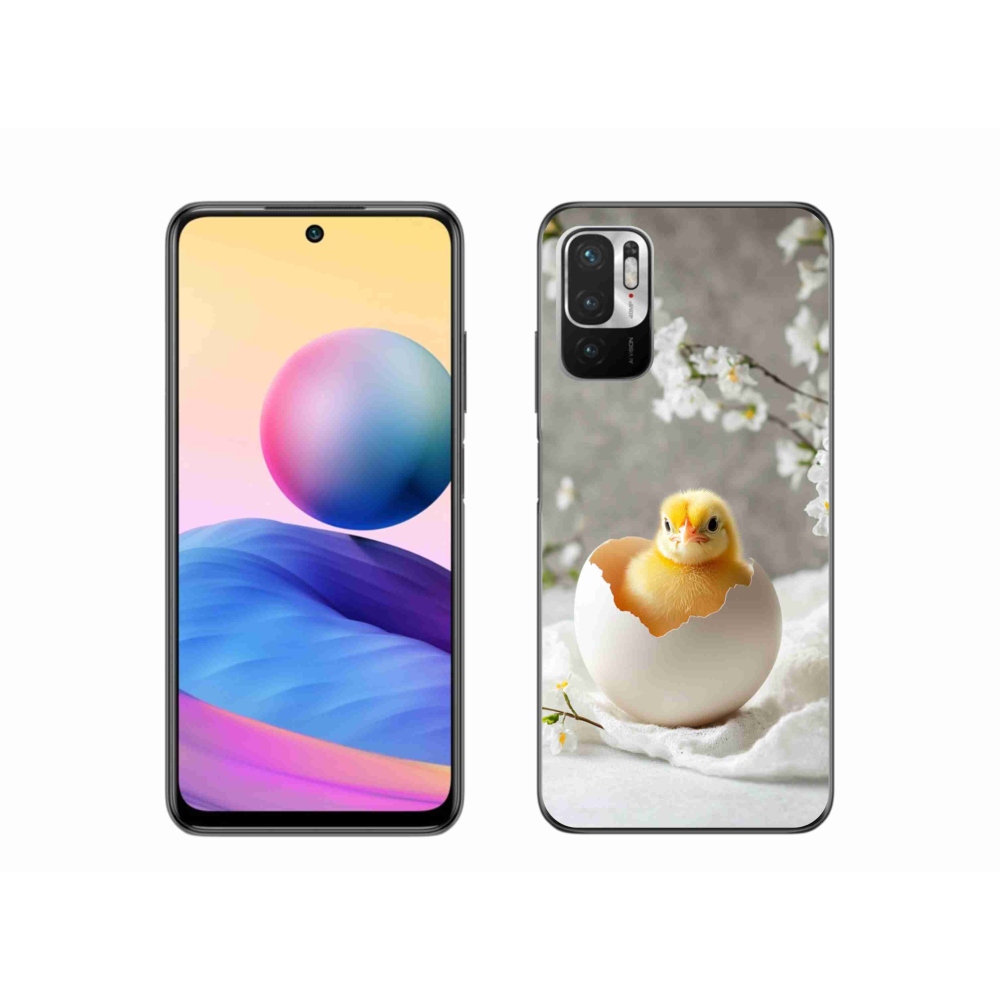 Gelový kryt mmCase na Xiaomi Redmi Note 10 5G - kuřátko