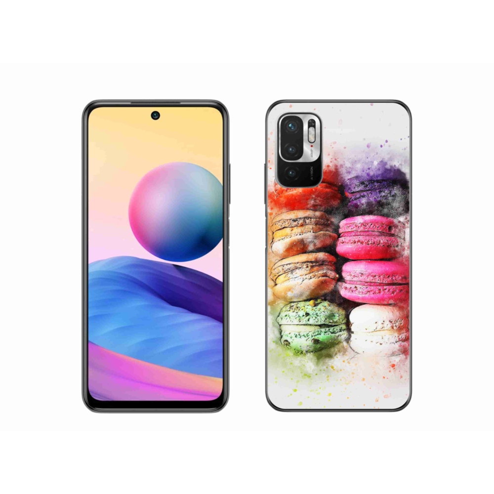 Gelový kryt mmCase na Xiaomi Redmi Note 10 5G - makrónky