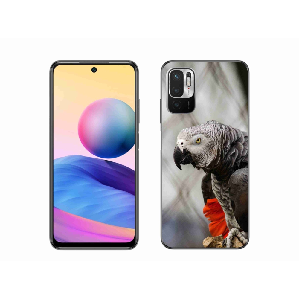 Gelový kryt mmCase na Xiaomi Redmi Note 10 5G - papoušek žako 3