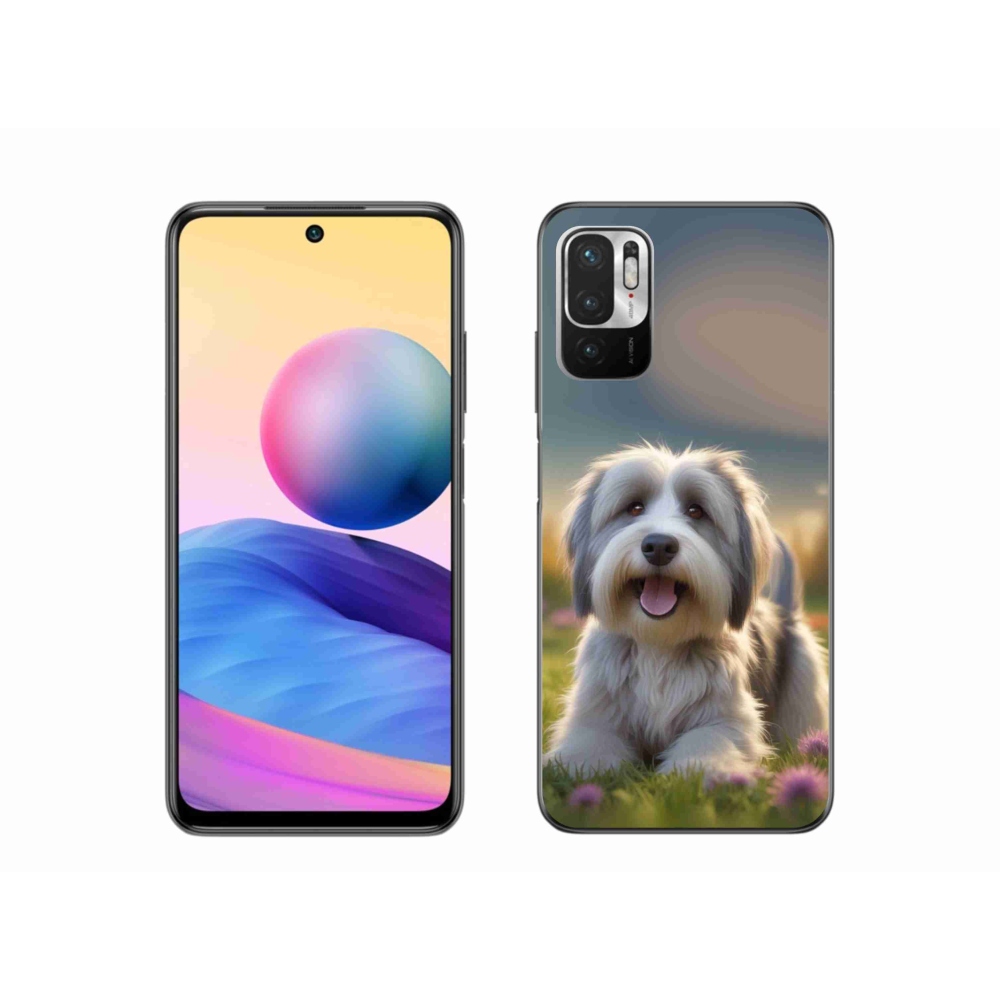 Gelový kryt mmCase na Xiaomi Redmi Note 10 5G - roztomilý havanský psík